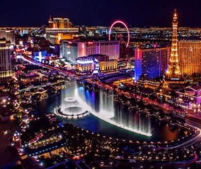 Las Vegas strip arial photo - 3rd line hockey