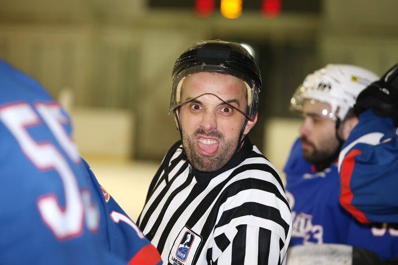 beer league hockey referee - 3rd line