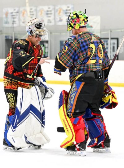 3rd-line-hockey-goalies 3rd line hockey goalies playing rock paper scissors