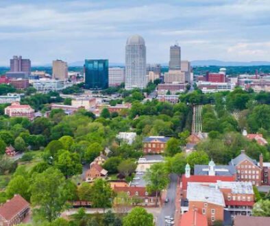 winston salem skyline photo where 3rd line hockey played