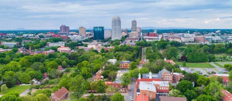 winston salem skyline photo where 3rd line hockey played