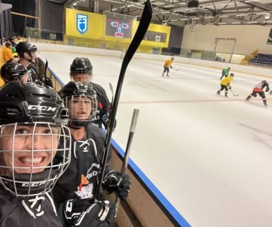 Coed Adult Hockey Team At A Tournament Made For Hockey Enthusiasts