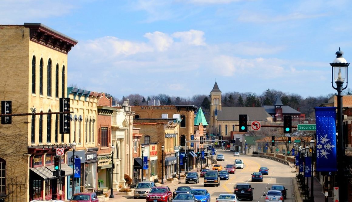 Image of downtown Chicagoland West Dundee Illinois for a Draft Hockey Tournament by 3rd Line