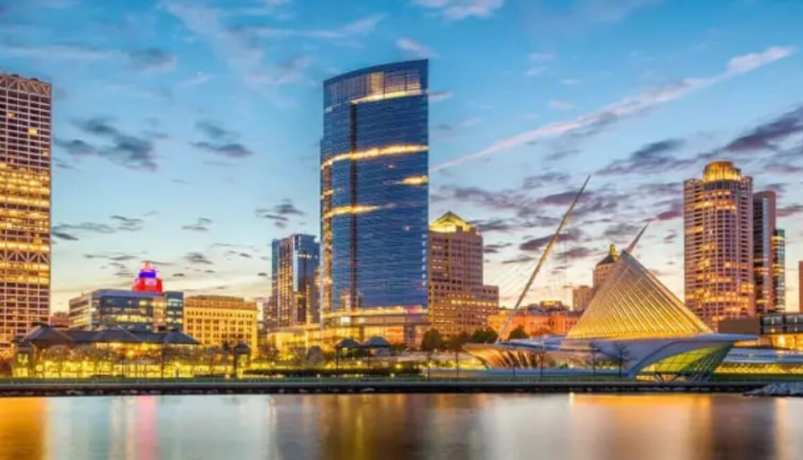 Milwaukee skyline location for hockey tournament